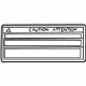 Toyota 11293-21080 Caution Label