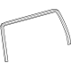 Toyota 68275-35040 Run, Back Door Glass