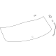 Toyota 68105-0A070 Lift Gate Glass