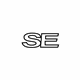 Toyota 75444-12E20 Nameplate, Black, Rear