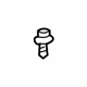 Toyota 90119-08B13 Child Seat Bracket Screw