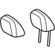 Toyota 71910-AK030-B2 Headrest Assembly, Front Seat, Passenger Side Toyota 71910-AK030-B2 Headrest Assembly, Front Seat, Passenger Side