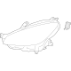 Toyota SU003-10114 Headlamp Assembly, Passenger Side