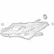 Toyota 81110-06D70 Headlamp Assembly, Passenger Side