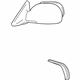 Toyota 87910-04160 Mirror Assembly, Passenger Side