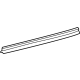Toyota 67873-62010 Rear Weatherstrip, Passenger Side