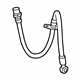Toyota SU003-06807 Flex Hose, Front Driver Side