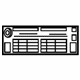 Toyota 42661-48501 Tire Pressure Label