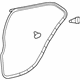 Toyota 67872-52150 Door Weatherstrip, Driver Side