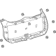 Toyota 67750-48030-C0 Lift Gate Trim, Rear