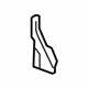 Toyota 65587-0C010 Stiffener, Rear Passenger Side
