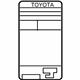 Toyota 11298-0S133 Emission Label