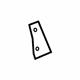 Toyota 58191-12170 Foot Rest, Driver Side