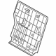 Toyota 71701-10010 Seat Back Panel, Passenger Side