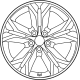 Toyota 4260D-08030 Wheel, Alloy