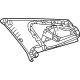 Toyota 62470-62020-C0 Upper Quarter Trim, Inner Passenger Side