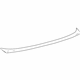 Toyota 76085-33110-A0 Spoiler, White, Rear