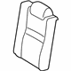 Toyota 71078-06A10-A3 Seat Back Cover, Driver Side