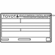 Toyota 11298-0C270 Emission Label