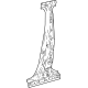 Toyota 61037-10051 Center Pillar Reinforcement, Passenger Side
