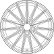 Toyota 42611-12F30 Wheel, Alloy