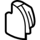 Toyota 53747-08030 Seal, Passenger Side