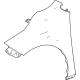 Toyota 53811-08090 Fender, Passenger Side