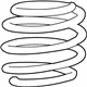 Toyota 48131-33C50 Coil Spring, Front Toyota 48131-33C50 Coil Spring, Front