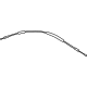 Toyota 69730-42070 Lock Cable, Rear