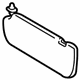 Toyota 74320-02490-E0 Sunvisor, Driver Side