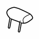 Toyota 71940-AC060-A0 Headrest, Rear