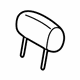 Toyota 71940-AC030-A0 Headrest, Rear