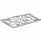 Toyota 58112-52904 Front Floor Pan, Driver Side
