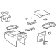 Toyota 58910-AK080-C1 Box Assembly, Console, Rear