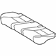 Toyota 71075-06A81-A0 Cushion Cover, Rear