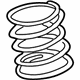 Toyota 48131-02D10 Coil Spring, Front