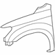 Toyota 53801-0C190 Fender, Front Passenger Side