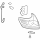 Toyota 81550-0T020 Tail Lamp Assembly, Passenger Side