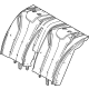 Toyota 71507-62010 Seat Back Pad, Rear