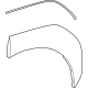 Toyota 75605-42230 Wheel Opening Molding, Passenger Side