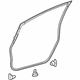 Toyota 67862-47030 Surround Weatherstrip, Driver Side