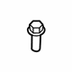 Toyota 90080-11558 Lower Resonator Bolt