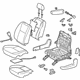 Toyota 71100-0C420-E5 Seat Assembly, Fawn, Front Passenger Side