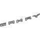 Toyota 75442-06380 Nameplate, Black, Rear