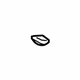 Toyota 55129-52020 Hole Cover, Driver Side