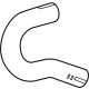 Toyota G9173-48010 Hose, Inverter Cooling Inlet