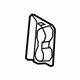 Toyota 71753-0C030-B0 Cup Holder, Gray, Front