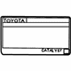Toyota 11298-38242 Emission Label