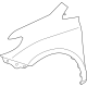 Toyota 53811-08050 Fender, Front Passenger Side