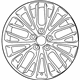 Toyota 42611-33D10 Wheel, Alloy Toyota 42611-33D10 Wheel, Alloy